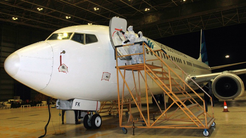 Intip Perawatan Pesawat Garuda Indonesia Selama Pandemi Covid-19 - Bagian 2