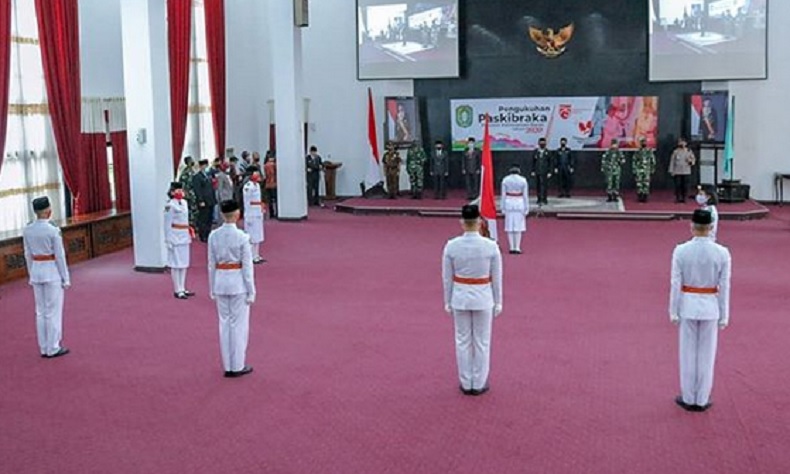 Peserta Dibatasi, Paskibra yang Bertugas saat Upacara HUT RI di Kalbar Hanya 8 Orang