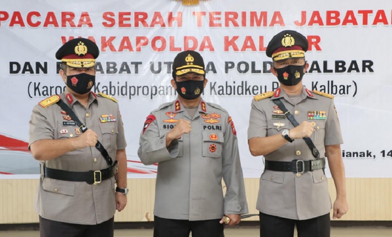 Brigjen Asep Safrudin Resmi Wakapolda Kalbar, 3 Pejabat Utama Dimutasi