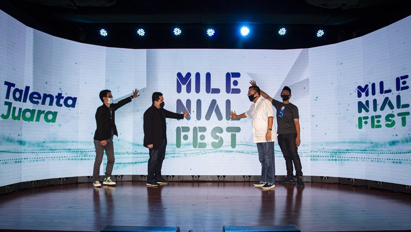 Menteri BUMN Erick Thohir Buka Milenial Fest 2020 - Bagian 1