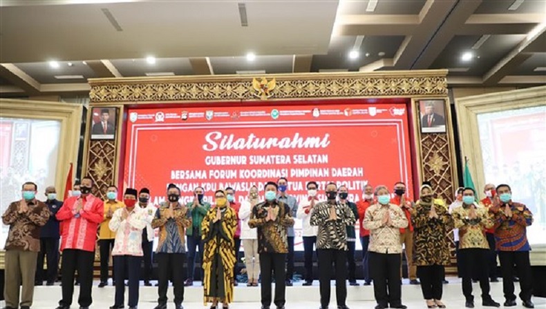 Gandeng Forkompinda, Gubernur Herman Deru Deklarasikan Pilkada Damai di Sumsel