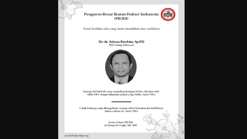 Sosok Adnan Ibrahim, Dokter di Makassar Penerima Tanda Kehormatan dari Jokowi