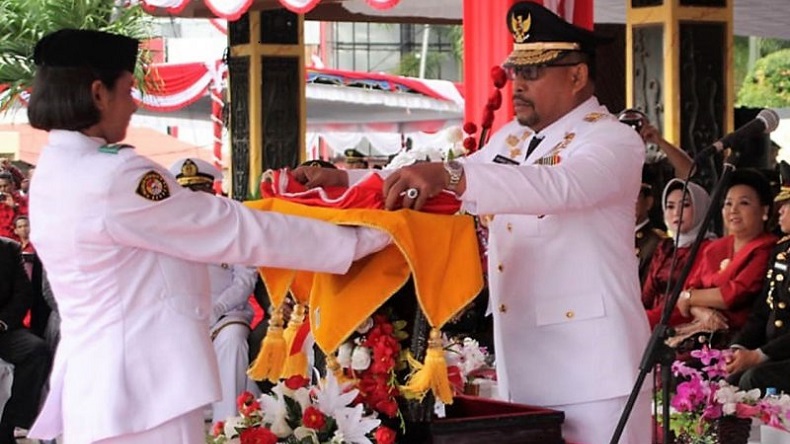 Upacara HUT ke-75 RI di Maluku Terapkan Protokol Kesehatan Ketat