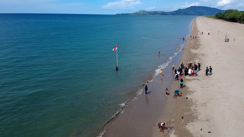 Melihat Keindahan Pantai Minanga Objek Wisata Baru Di Gorontalo