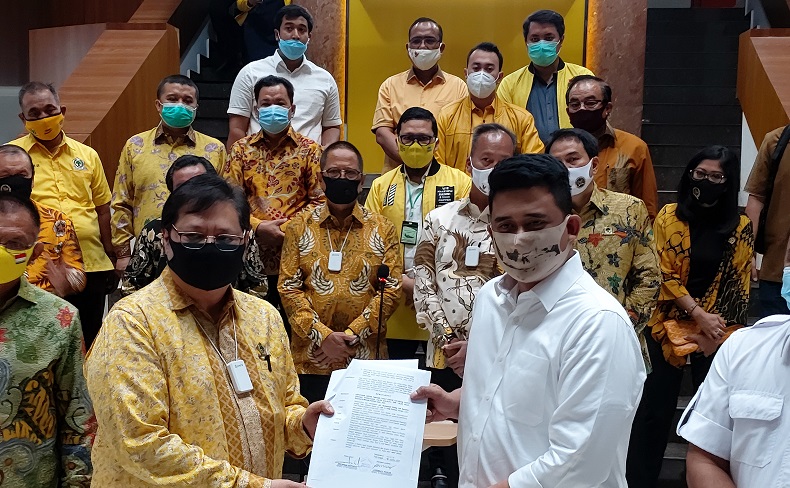 Bobby Nasution Dapat Pesan Khusus dari Airlangga, Apa itu?