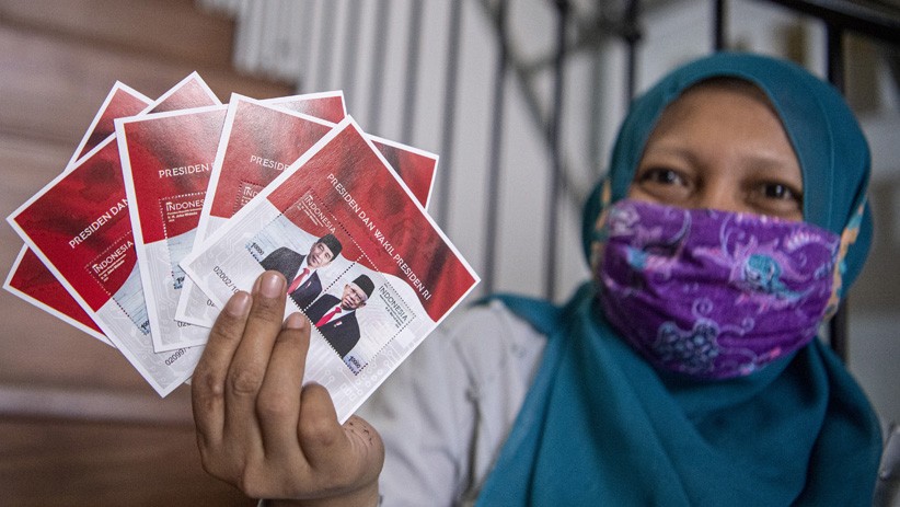Penampakan Prangko Jokowi dan Ma'ruf Amin yang Diluncurkan Pos Indonesia - Bagian 3