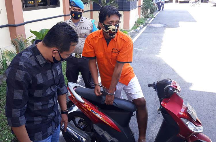 Beraksi 10 Kali, Pencuri Spesialis Handphone di Jok Motor Diamankan Polisi