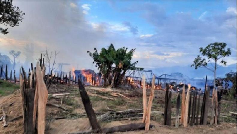 Bentrok 2 Kelompok Warga di Jayawijaya, 10 Honai Terbakar, 4 Orang Terluka