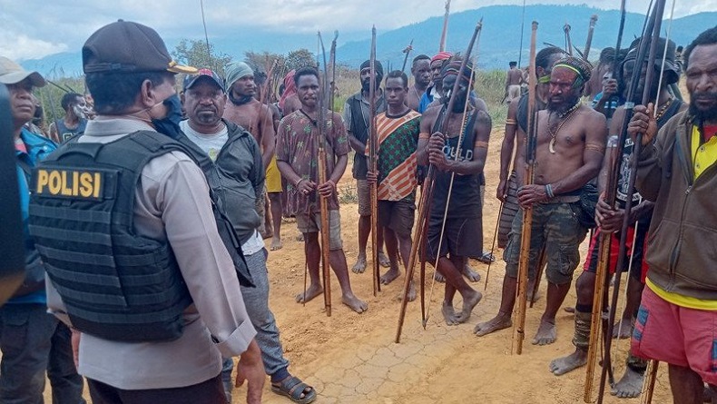 Mau Perang 3 Hari, Warga di Jayawijaya Minta Izin ke Polisi