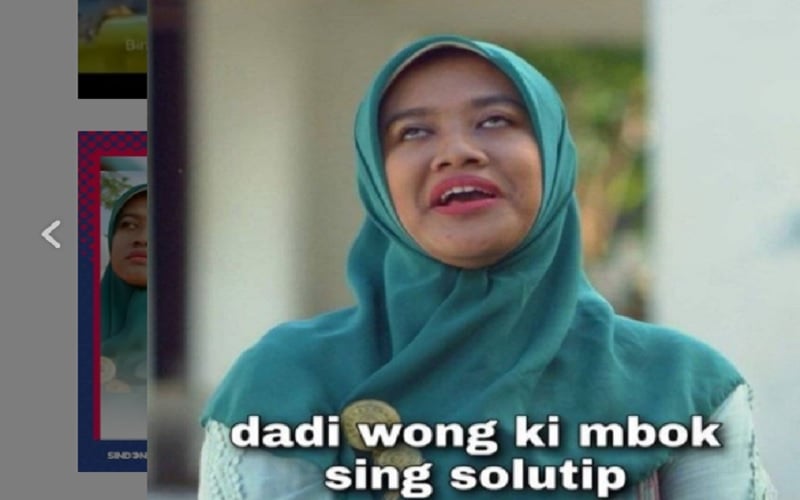 Viral Meme Bu Tejo di Medsos, Pemeran: Saya Deg-Degan