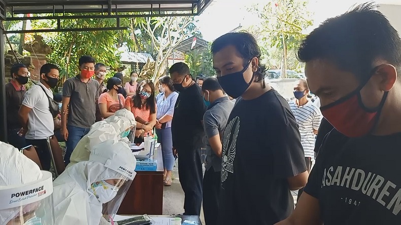 1 Pejabat Positif Covid-19, 109 Pegawai Pemkab Jembrana Dites Cepat dan Usap