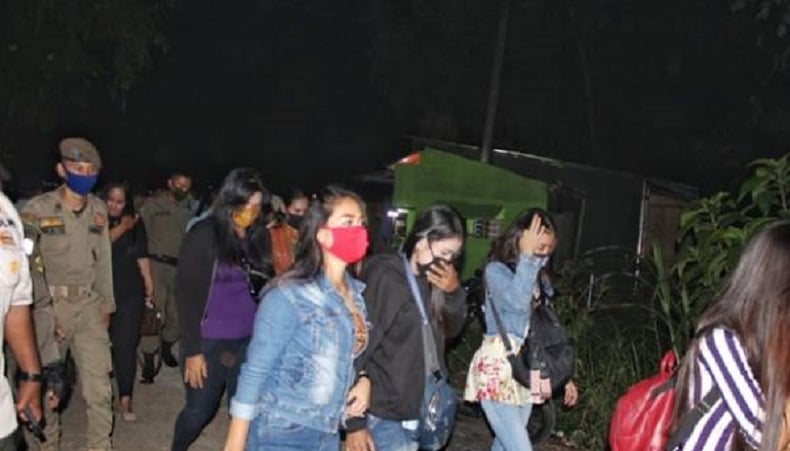 Lagi, 56 Pemandu Lagu dan Terapis di Bogor Diamankan