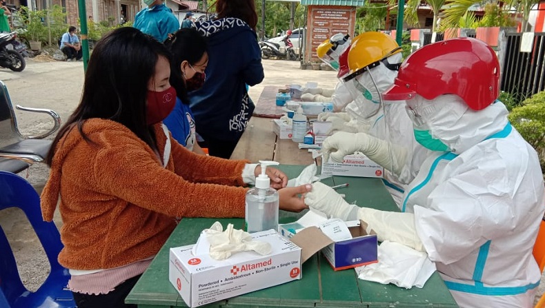 324 Petugas Sensus Penduduk OKU Dirapid Test sebelum Bertemu Warga