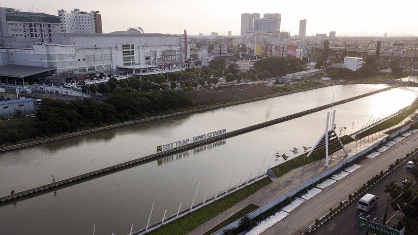 Begini Progres Proyek Revitalisasi Wisata Air Kalimalang - Bagian 2