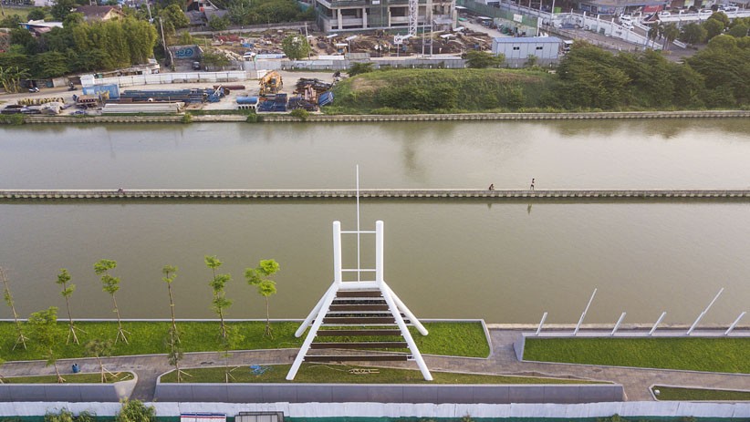 Begini Progres Proyek Revitalisasi Wisata Air Kalimalang - Bagian 3