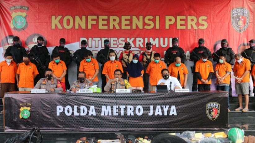 Deretan 12 Tersangka dan Barang Bukti Kasus Pembunuhan Pengusaha Pelayaran - Bagian 1