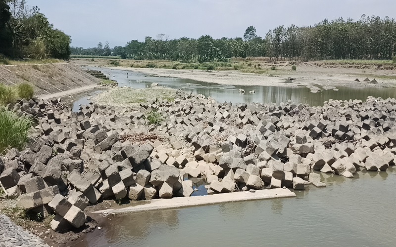 Bendungan Sokawati Pemalang (Foto: iNews/Suryono Sukarno)