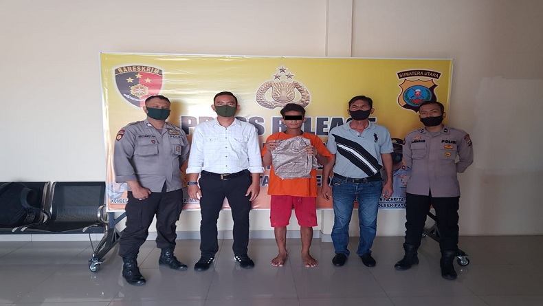  Nekat Curi Meteran Air di Asrama Polisi, Pemulung di Medan Ditangkap