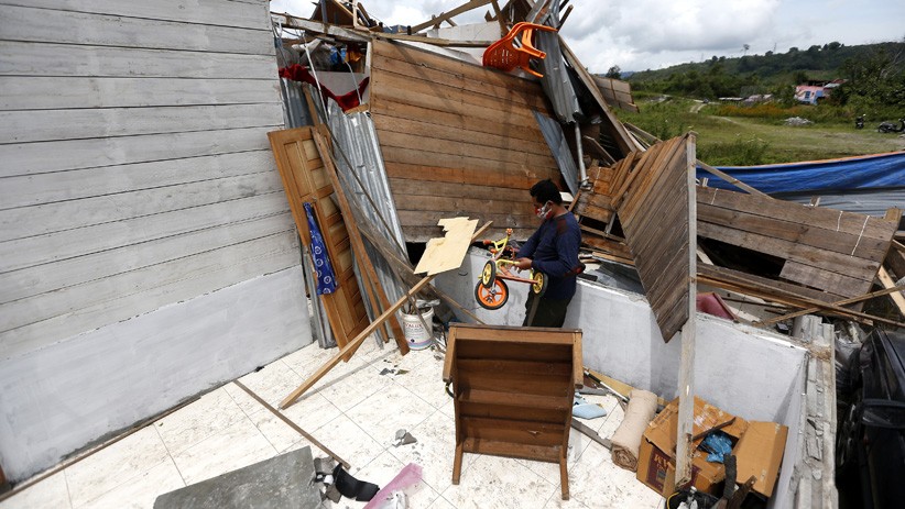 Puluhan Rumah Rusak Diterjang Angin Puting Beliung di Takengon Aceh - Bagian 2