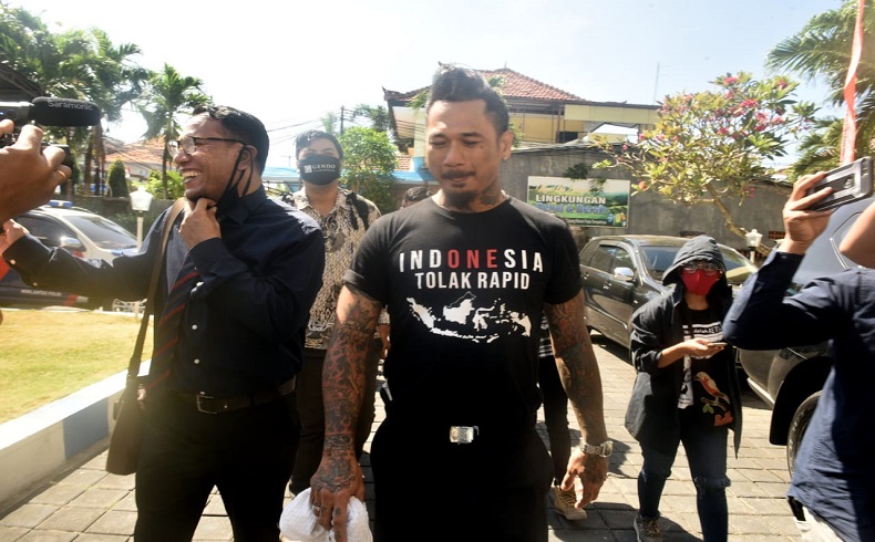 Pemeriksaan Jerinx di Polres Badung, Polisi: Lebih Dekat Tempat Tinggal