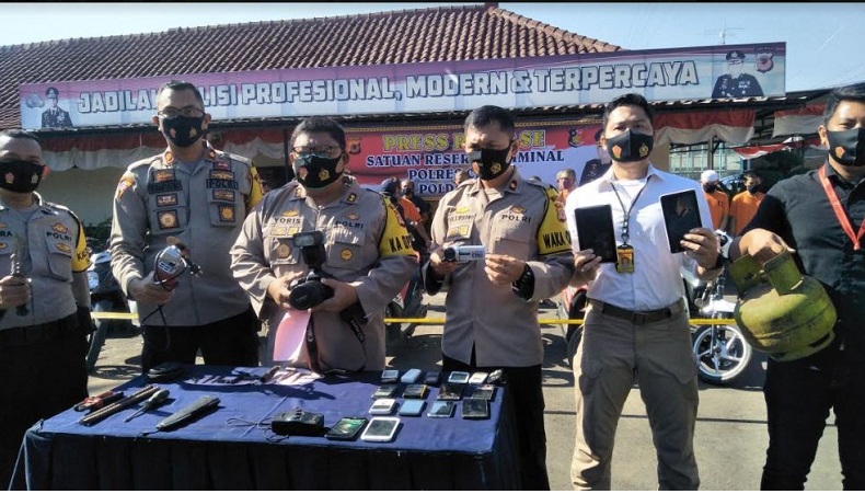 Gasak Motor hingga Elpiji di 59 Lokasi, Komplotan Pencuri di Cimahi Ditangkap