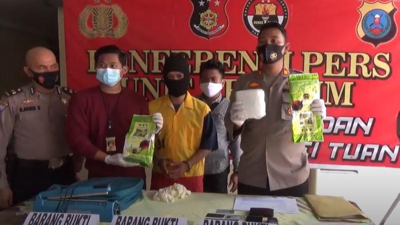 Simpan Sabu 2 Kg Senilai Rp2 M, Pengedar Narkoba di Percut Sei Tuan Ditangkap