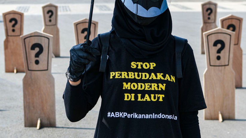 Puluhan Buruh Minta Pemerintah Lindungi ABK Indonesia dari Perbudakan Modern - Bagian 1