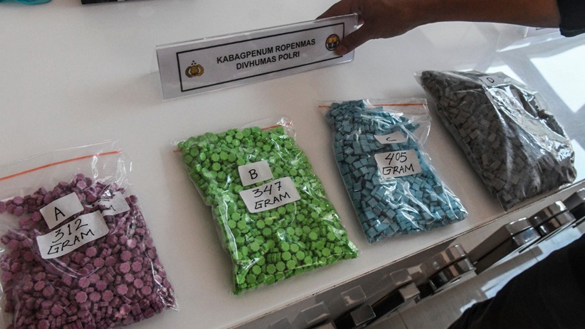 Bareskrim Polri Ungkap Sindikat Narkoba, 4.945 Butir Ekstasi asal Belanda Disita - Bagian 1