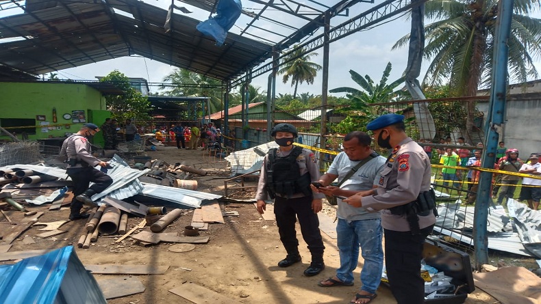 Ledakan Tewaskan 4 Orang di Binjai, Jibom Sisir Area Bengkel Las