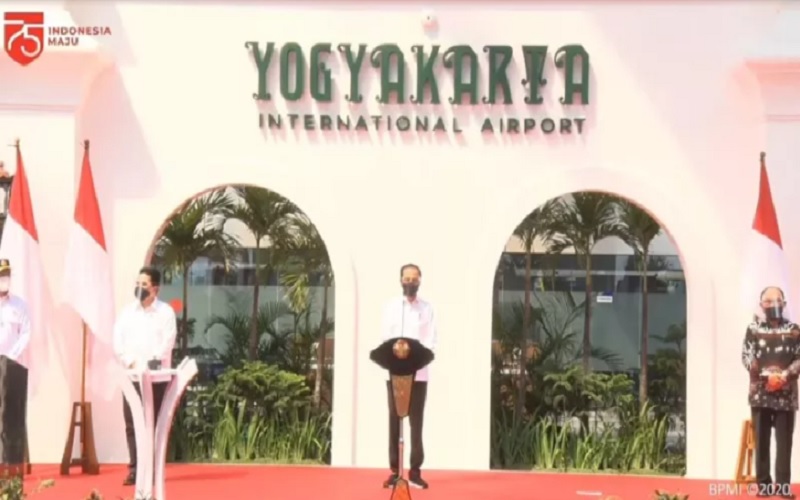 Jokowi Puji Desain Bandara YIA Terbaik se-Indonesia