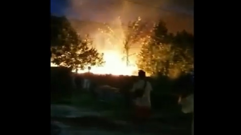 Gudang di Palangka Raya Ludes Terbakar, Api Diduga akibat Korsleting Listrik