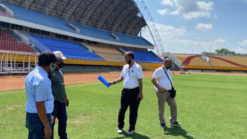 Persiapan Piala Dunia, Perbaikan Rumput Stadion Jakabaring Sudah 75 Persen