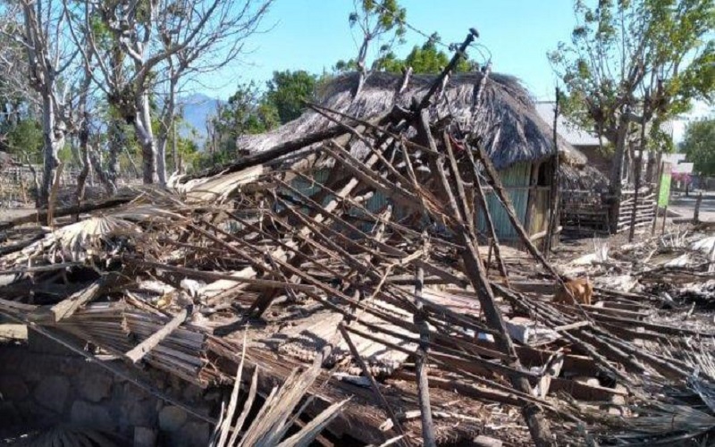 12 Rumah di Timor Tengah Utara Rusak Diterjang Angin ...