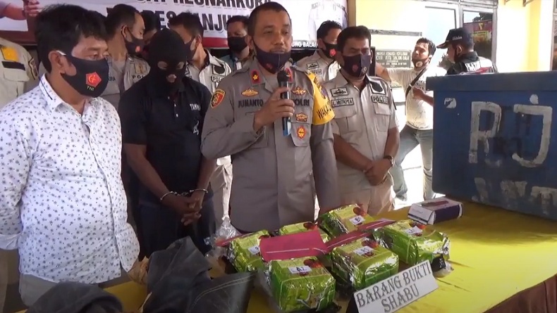 Polisi Tanjungbalai Gagalkan Penyeludupan 6 Kg Sabu dalam Kotak Ikan di Selat Malaka