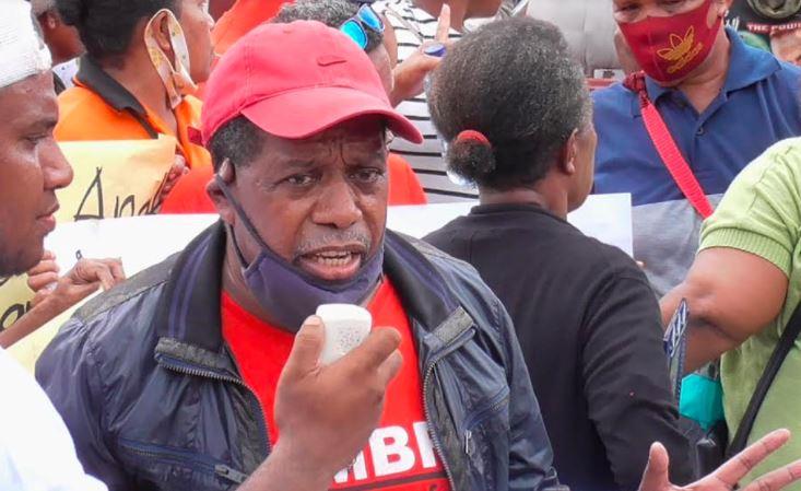 Edo Kondologit Demo Polresta Sorong Tuntut Tewasnya Adik Ipar Diusut Tuntas