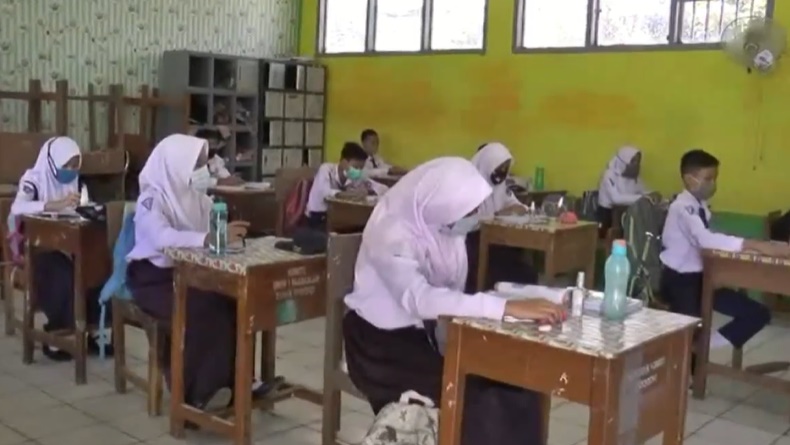 Hari Pertama Belajar Tatap Muka, Sekolah di Pagaralam Perketat Protokol Kesehatan