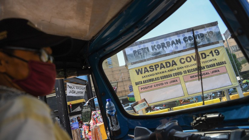 Kasus Covid-19 Tinggi, Pemprov DKI Jakarta Pajang Peti Mati di Tanah Abang - Bagian 3