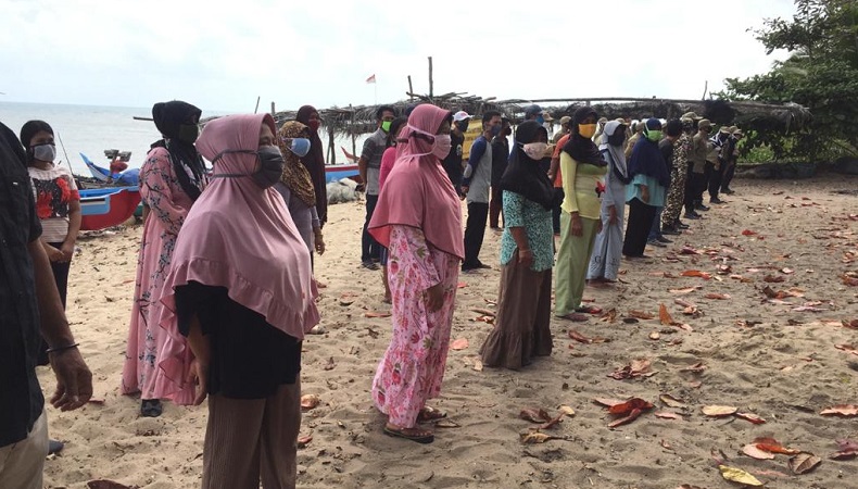 Kaum Ibu di Dusun Sungai Tebok Bangka Tengah Disiapkan untuk Tanggap Bencana