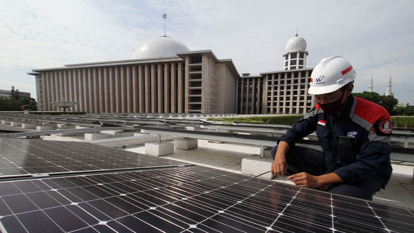Ramah Lingkungan, Masjid Istiqlal Gunakan Pembangkit Listrik Tenaga Surya - Bagian 1