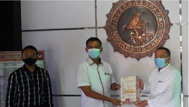 Sebelum Daftar ke KPU Kalsel, Sahbirin Noor-Muhidin Deklarasi di Tugu Siring 0 Km