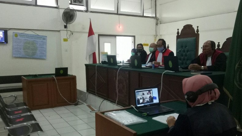 Lewat Sidang Virtual, 5 Kurir Sabu di Palembang Dituntut 20 Tahun Penjara