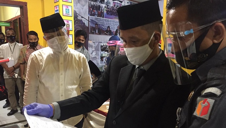 Usai Beriman, Giliran Paslon Berdikari Daftar ke KPU Bangka Tengah