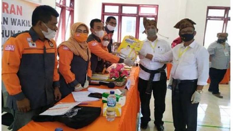 Diusung Perindo, Radiapoh Sinaga-Zonny Waldy Daftar Peserta Pilkada Simalungun