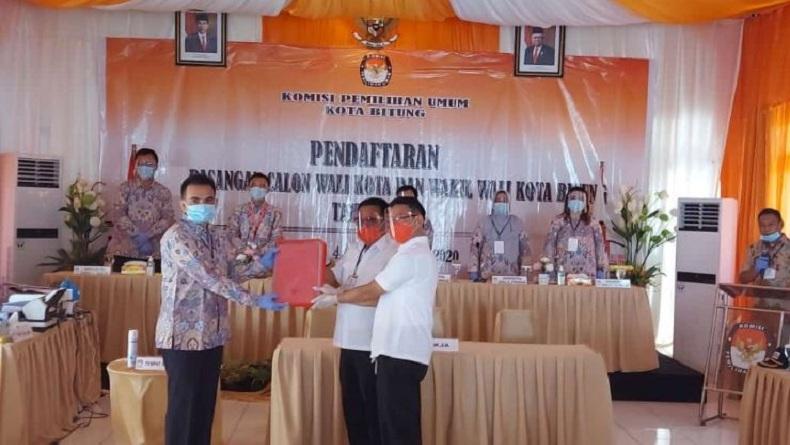 Awali dengan Doa Bersama, Maurits-Hengky Resmi Daftar Pilwalkot Bitung ke KPU