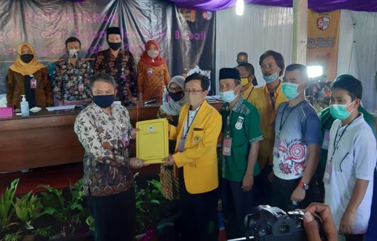 Daftar KPU, Pasangan Calon Bupati Gunungkidul yang Diusung Perindo Pilih Lari 7,5 Km