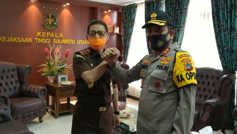 Bangun Sinergi, Kapolda Irjen Pol RZ Panca Putra Kunjungi Kejati Sulut
