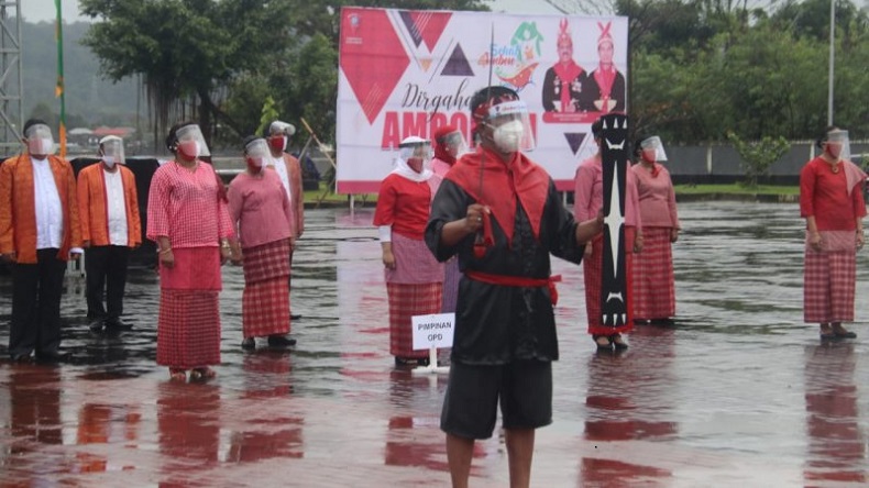 Pemkot Rayakan HUT ke-445 Ambon dengan Upacara Virtual, Tak Ada Hiburan