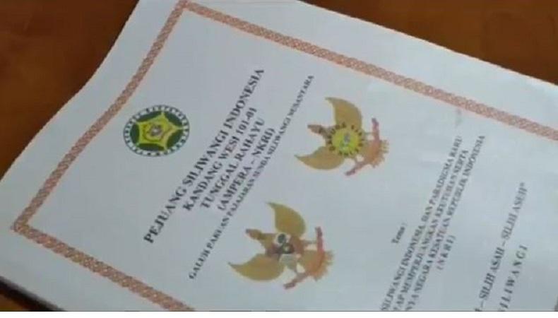 Heboh, Ormas di Garut Ubah Lambang Negara dan Buat Mata Uang Sendiri