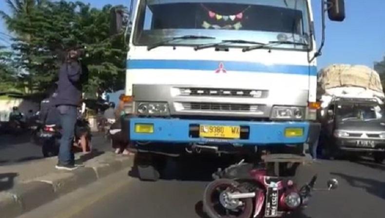 Kecelakaan Motor dan Truk Kontainer di Bekasi, 1 Tewas Terlindas