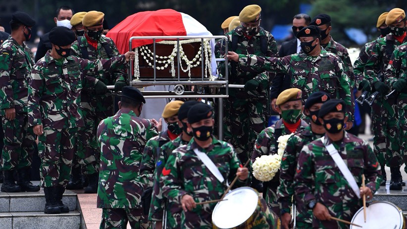 Suasana Pemakaman Jakob Oetama di Taman Makam Pahlawan Kalibata - Bagian 2